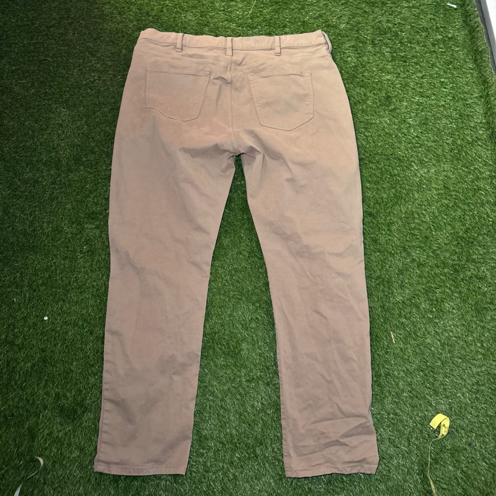 Flint and Tinder 365 Pants Slim Fit Khaki Tan Mens 38x30 Stretch Chino Trousers - Picture 8 of 10